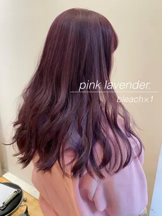 セミロング カラー 小林 夢羽のヘアスタイル