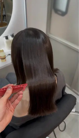 ロング 髪質改善×縮毛矯正 taichi副店長のヘアスタイル