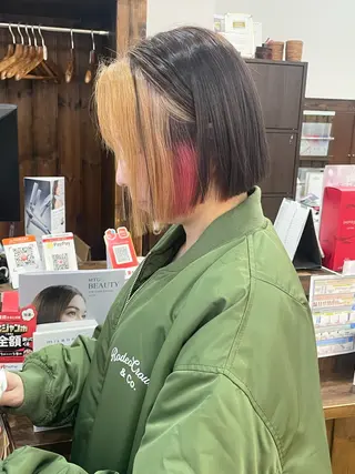 ショート カラー 🦋メンズカット/パ ーマモデル紀輔🦋のヘアスタイル