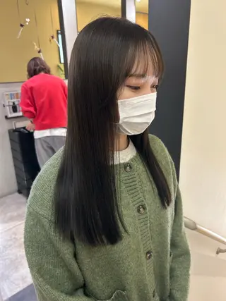 ロング カラー hubhair レイヤー/透明感のヘアスタイル
