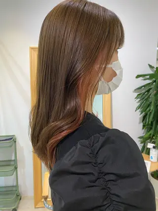 ロング カラー FILMS/sari /似合わせカットのヘアスタイル