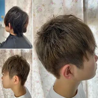 ショート カラー パーマ くせ改善師 髪質改善師ゴトウのヘアスタイル