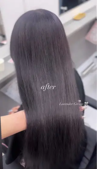 カラー 韓国レイヤー艶カラー ブリーチ otohaのヘアスタイル