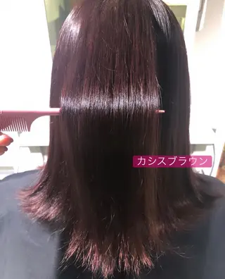 ミディアム カラー 🍊新宿南口🍊 ERINAのヘアスタイル