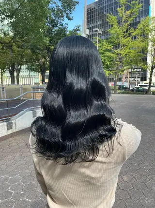 ロング 透明感カラー🇰🇷 レイヤー✨桑原　研太のヘアスタイル