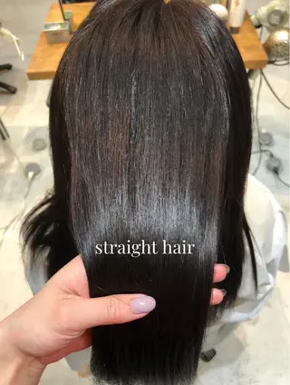 ロング パーマ 比嘉 千咲のヘアスタイル