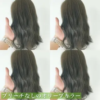 ミディアム カラー navile原宿 yumaのヘアスタイル