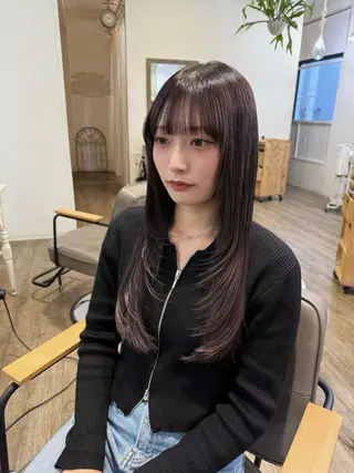 ロング カラー ayaka‎/暖色/ レイヤーカット🩰のヘアスタイル