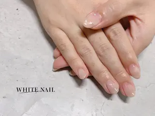 ネイル WHITE NAIL ホワイトネイルのネイルデザイン