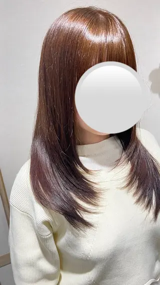 セミロング カラー 似合わせレイヤー/ 髪質改善/長瀬叶翔のヘアスタイル