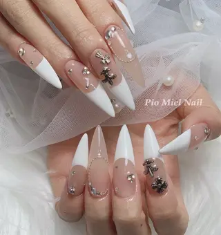 ネイル HANA 長さだしのネイルデザイン