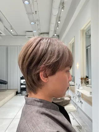 ショート カラー メンズ 似合わせスタイル 表参道🌿ちえのヘアスタイル