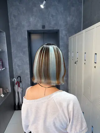 カラー pink hair 🩷mayu🩷のヘアスタイル