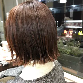 ミディアム 佐川 絢のヘアスタイル
