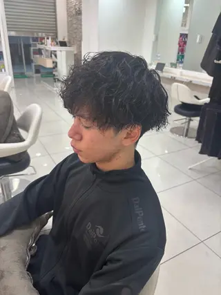 パーマ メンズ keany錦糸町 ハセベユウのヘアスタイル