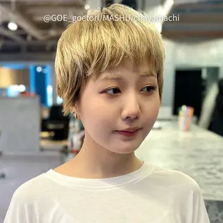 ショート 鳥越 一希のヘアスタイル