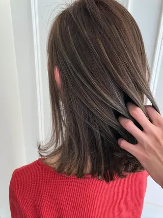 ミディアム カラー 【eimee】 店長✂️TAKUMAのヘアスタイル