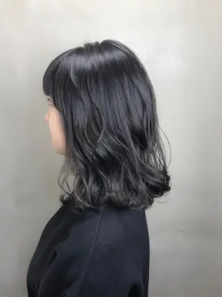ミディアム カラー 【透明感、艶髪】西村 有司のヘアスタイル