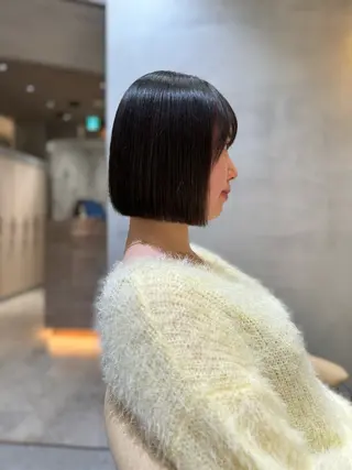 ミディアム ‎🤍髪質改善‎🤍 レイヤーカット‎🤍のヘアスタイル