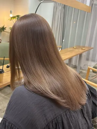 ロング カラー まさと/ブリーチなし カラーレイヤーカットのヘアスタイル