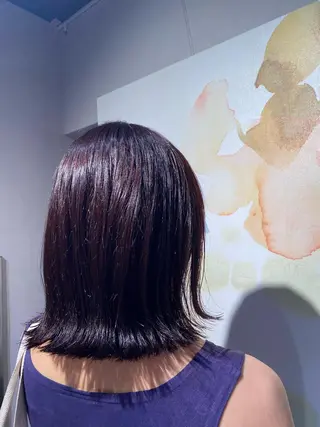 カラー ブリーチカラー/ブロ ンドレイヤーカットのヘアスタイル