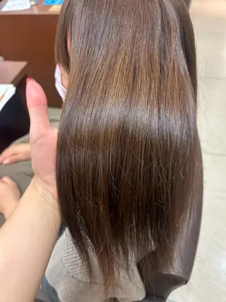 セミロング 川島 光のヘアスタイル