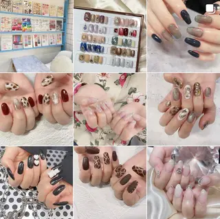 ネイル 渋谷／チップ長さ出し 👑アプレgel-xのネイルデザイン