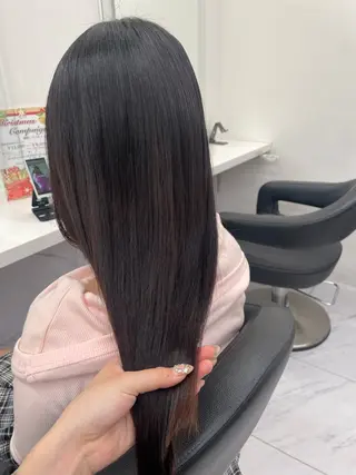カラー ヘアアレンジ 🖤艶髪／髪質改善 横浜美容室／ゆりのヘアスタイル