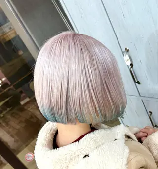 ショート カラー 町田ブリーチ特化 MANATOのヘアスタイル