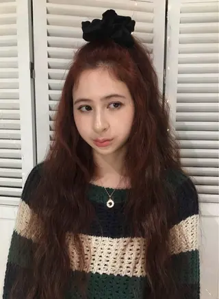 ロング カラー Hanaka🪷 ニュアンス×レイヤーのヘアスタイル