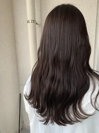 ロング カラー マンツーマン施術/ ダブルカラー/アリサのヘアスタイル
