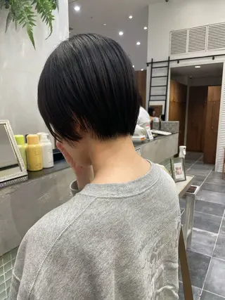 ショート 似合わせ♡レイヤー/ 透明感カラー/moeのヘアスタイル