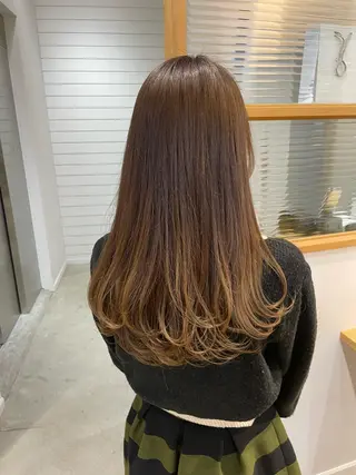 ロング カラー 倉持美雪 ＊幸せの伝導師＊のヘアスタイル