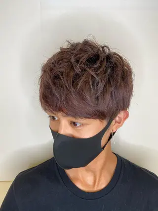 ミディアム メンズ 柳澤 和也のヘアスタイル