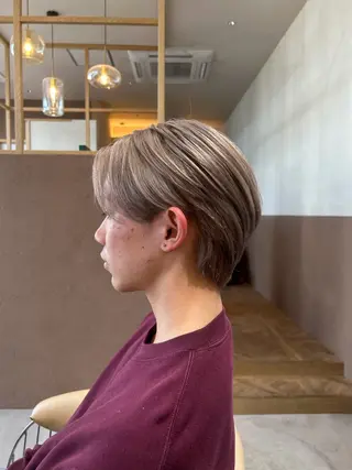 カラー メンズ 平田 悠馬のヘアスタイル
