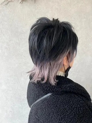 ミディアム カラー 伊藤 早人のヘアスタイル