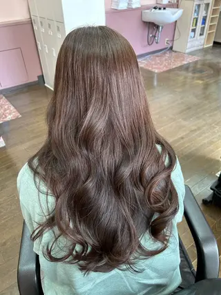 ロング カラー 甲斐綾香 /髪質改善/縮毛矯正のヘアスタイル