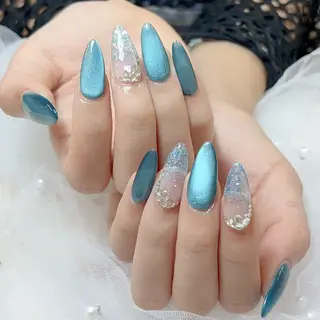 ネイル 🎀kira 長さだし💗モチ最高のネイルデザイン