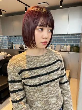 ショート 👑ボブはお任せ ミヤノ👑のヘアスタイル