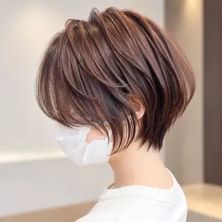 ショート 朝ラク/大人ショート /銀座/若狭真央のヘアスタイル