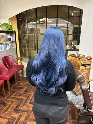ロング カラー zerohair むらなかあやね🐰ᩚのヘアスタイル