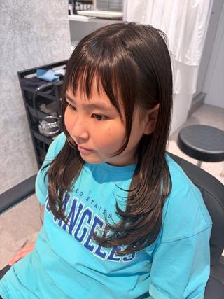 セミロング Honami💫 縮毛矯正/レイヤーのヘアスタイル