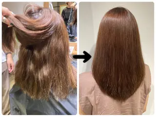 ミディアム あやか 白髪ぼかしハイライトのヘアスタイル