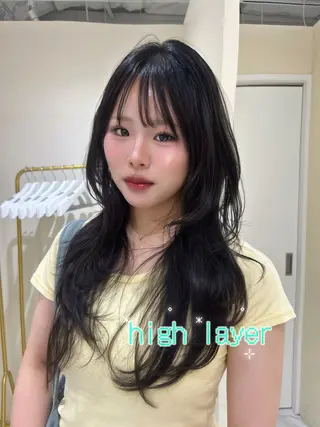 ロング hiyori🎀 トレンドレイヤーのヘアスタイル