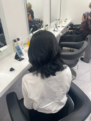 カラー ヘアアレンジ 🖤艶髪／髪質改善 横浜美容室／ゆりのヘアスタイル