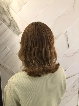 ミディアム カラー ヘアアレンジ ✨似合うのその先へ✨ 田中延和のヘアスタイル