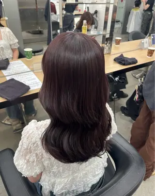 ロング miku/ラベンダー 透明感カラー🪻❤︎のヘアスタイル