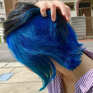 ミディアム カラー 田中 真理のヘアスタイル