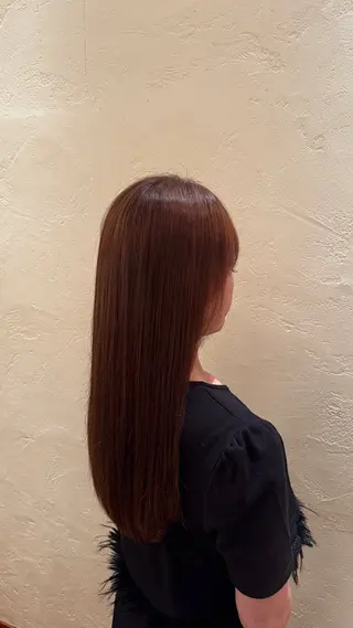 ロング 山口 玲香のヘアスタイル