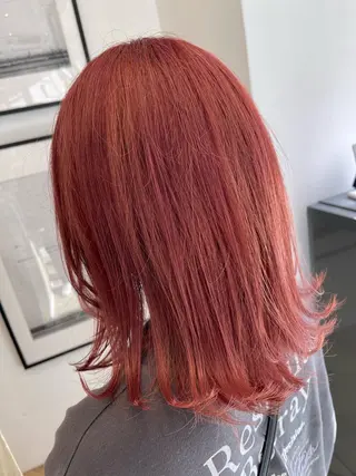 セミロング カラー 塚本 昂のヘアスタイル